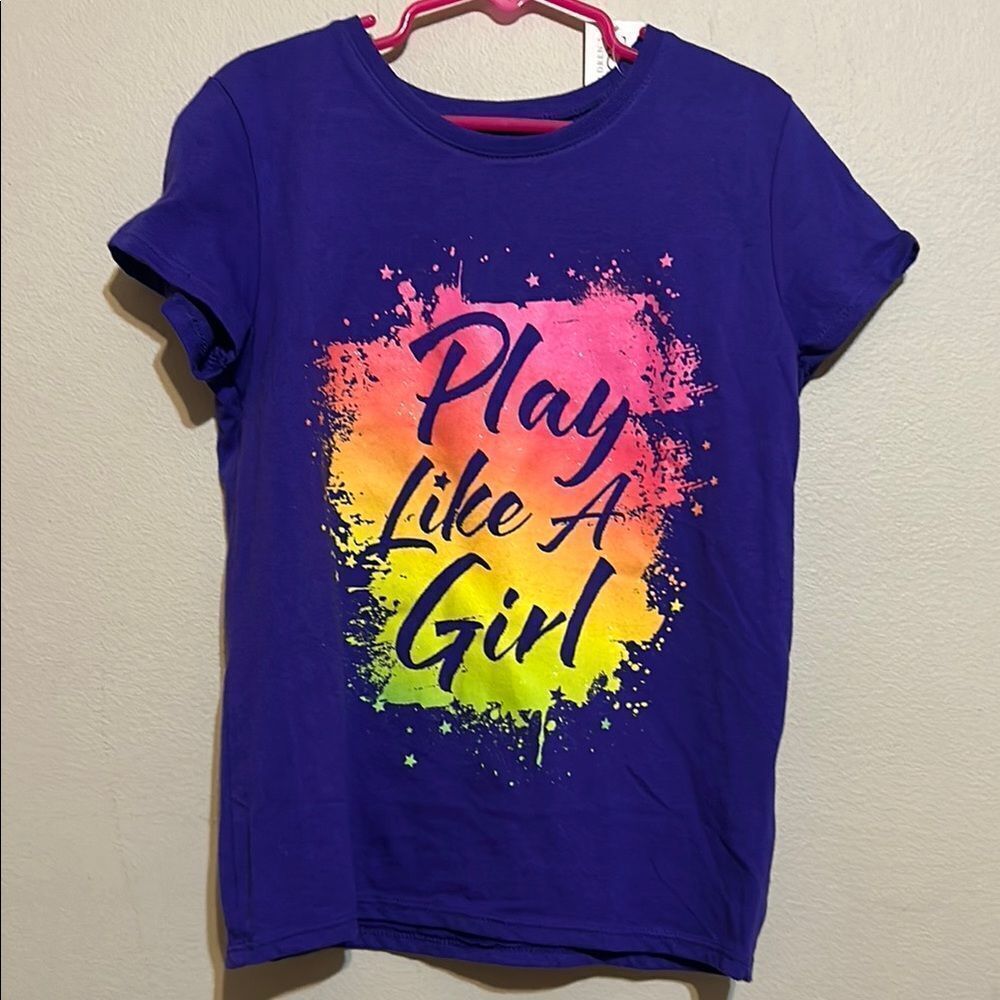 The Children's Place Purple and Pink Short Sleeve Tee
